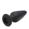 Tailz Snap On Interchangeable Silicone Anal Plug - Black Small