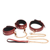 Master Series 6 pc Bondage Set - Burgundy