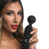 Master Series Thunder Wand 72X Silicone Heating Wand Massager - Black