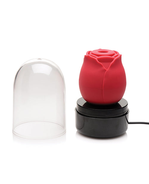 Inmi Bloomgasm Wild Rose 10X Stimulator w/Case - Red