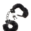 Master Series Cuffed in Fur Furry Handcuffs - Black