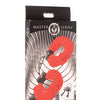 Master Series Cuffed in Fur Furry Handcuffs - Red