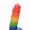 Master Series Pride Pecker Dick Drip Candle - Rainbow