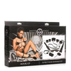 Master Series Hook Up 10 pc Plush Bondage Set - Black