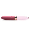 Prisms Vibra-Glass 10x Dual Ended Smooth Silicone/Glass Vibrator - Rose