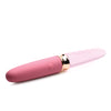 Prisms Vibra-Glass 10x Dual Ended Smooth Silicone/Glass Vibrator - Rose