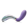 Prisms Vibra-Glass 10x Dual Ended Wavy Silicone/Glass Vibrator - Pari
