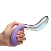 Prisms Vibra-Glass 10x Dual Ended Wavy Silicone/Glass Vibrator - Pari