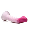 Strap U G Swirl G Spot Silicone Dildo - Pink