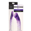 Strap U G Swirl G Spot Silicone Dildo - Purple