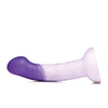 Strap U G Swirl G Spot Silicone Dildo - Purple