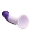 Strap U G Swirl G Spot Silicone Dildo - Purple
