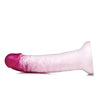 Strap U Real Swirl Realistic Silicone Dildo - Pink