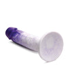 Strap U Real Swirl Realistic Silicone Dildo - Purple