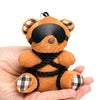 Master Series Bound Teddy Bear Keychain