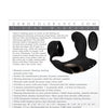 Zero Tolerance Strapped & Tapped Rechargeable Prostate Vibrator - Black