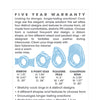 Zero Tolerance Ring a Ding Ding Set of 4 Cock Rings - Blue