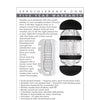 Zero Tolerance Double Decker Stroker - Black/Clear
