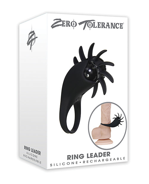 Zero Tolerance Ring Leader Cock Ring - Black