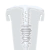 Zero Tolerance Sucking Good Rechargeable Vibrating Pump - White/Clear