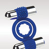 ZOLO Duo Vibrating Cock Ring - Blue